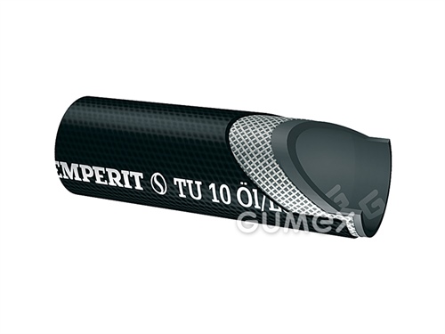 Hadica pre oleje a benzíny TU 10, 6/13mm, 10bar, NBR/NBR-EPDM, -40°C/+100°C, čierna